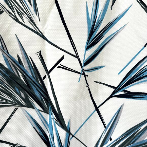 White House Black Market Sz 10 Pique Cotton Skirt Cream w/ Summer Tropic Print - Picture 2 of 6